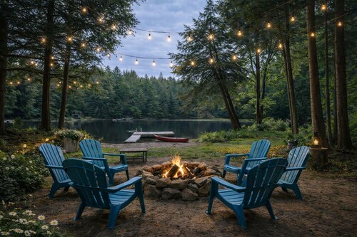 Waterfront Muskoka Cottage | FirePit, BBQ and Canoes