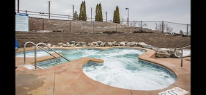 Indoor pool, outdoor pool