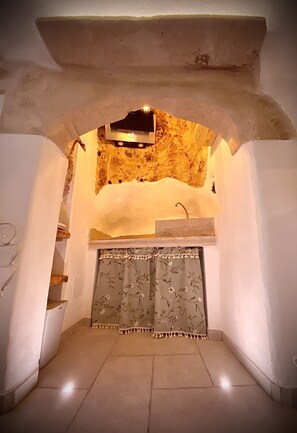 Dusch, hårtork, bidé och handdukar