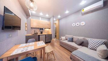 Apartment | 1 Schlafzimmer, Allergikerbettwaren, individuell dekoriert