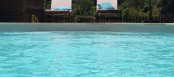 Beautiful house with large pool for rent in the Cévennes, near Anduze.