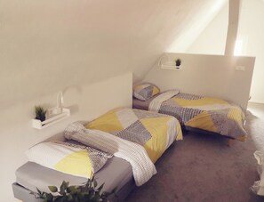 2 Schlafzimmer, kostenloses WLAN, Bettwäsche