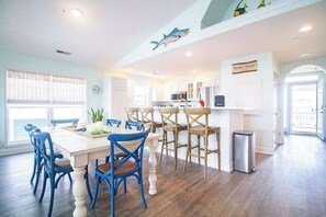 Dining - Stunning Harbor Views! Boat Slip, 2 King Bedrooms, (Carolina Beach)