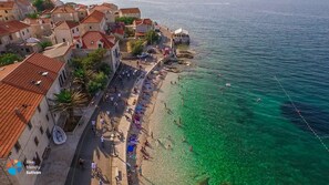 Beach - Pirka - apt. w. terrace & sea view,2 min to beach (Sutivan)