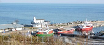 Maisonette Seelotse mit Hafenblick in Hist. Seelotsenstation - Appartement mit 1 SZ und Schlafsofa -