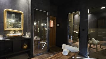 Sauna, boblebad, dampbad, kropsbehandlinger, ansigtsbehandlinger