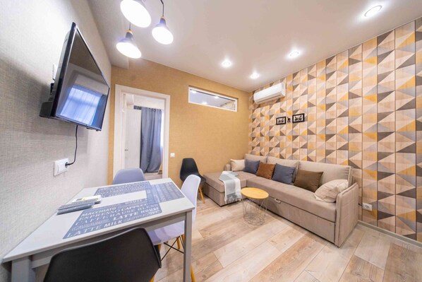 Apartment | 1 Schlafzimmer, Allergikerbettwaren, individuell dekoriert