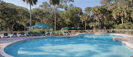 Indoor pool, outdoor pool