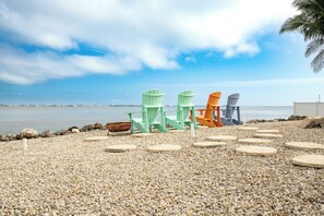Beach nearby, beach towels