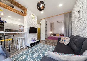 1 Schlafzimmer, Bügeleisen/Bügelbrett, kostenloses WLAN, Bettwäsche