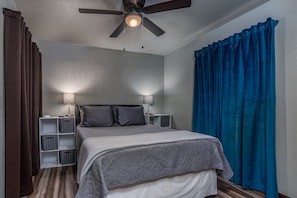 2 bedrooms, iron/ironing board, free WiFi, bed sheets