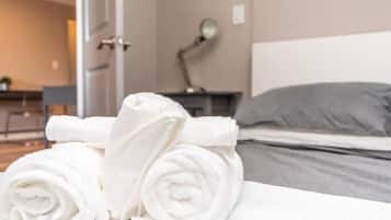 2 bedrooms, desk, iron/ironing board, WiFi