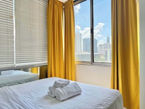 2 makuuhuonetta, työpöytä, silitysrauta/-lauta, Wi-Fi