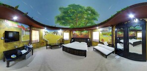 Muebles diferentes, tabla de planchar con plancha y wifi gratis