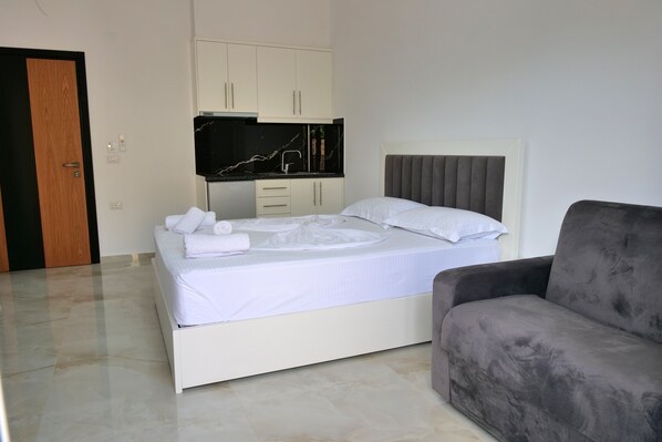 Memory-foam beds, free WiFi, bed sheets