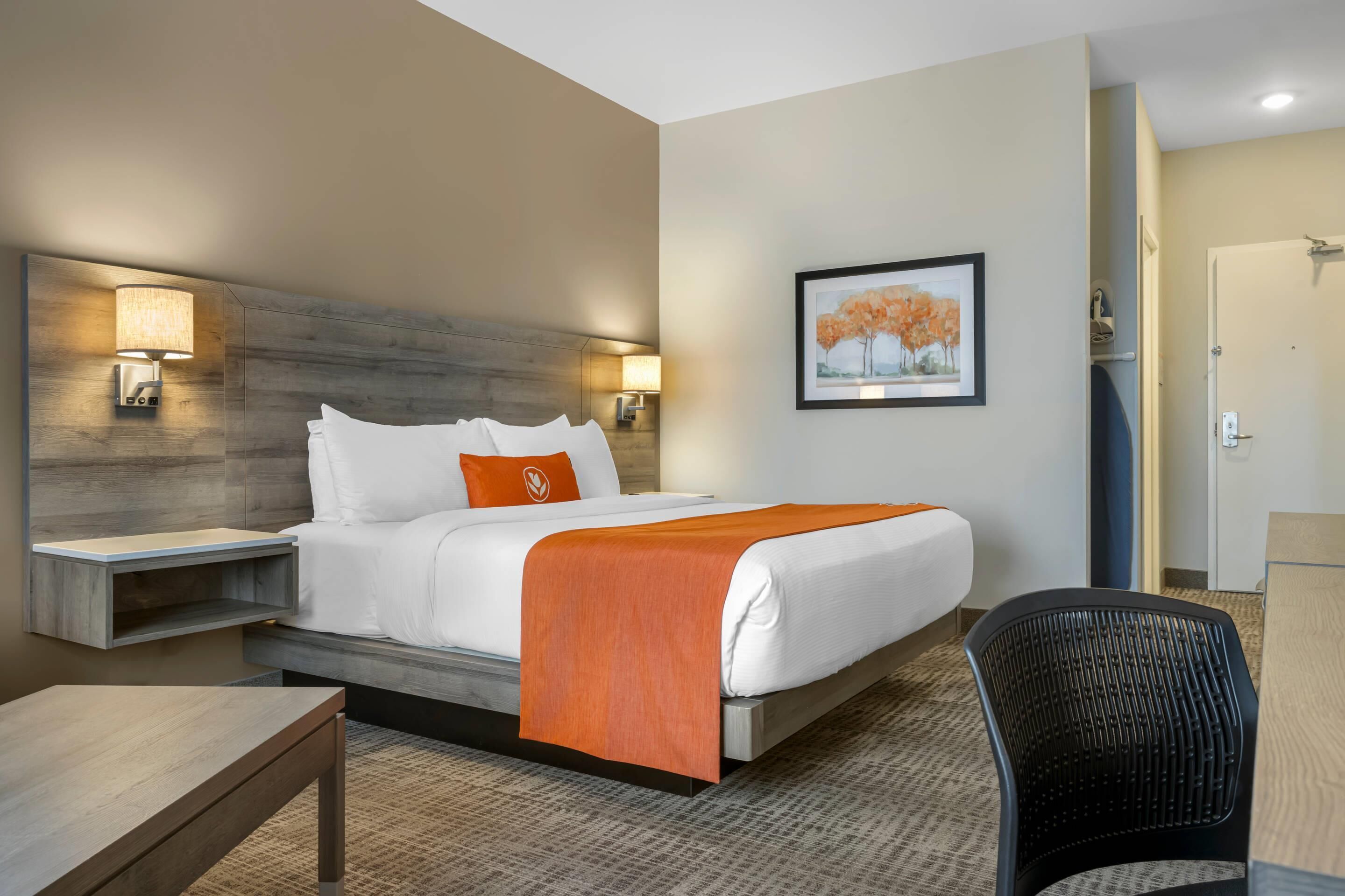 Literie de qualité supérieure, minibar, décoration personnalisée