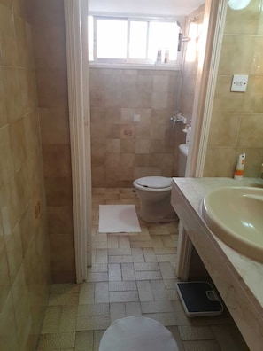 Combined shower/bathtub, bidet, towels, soap - Large Student Penthouse in Nicosia · 4 Beds + Master En-Suite · Walk to Center (Nicosia)