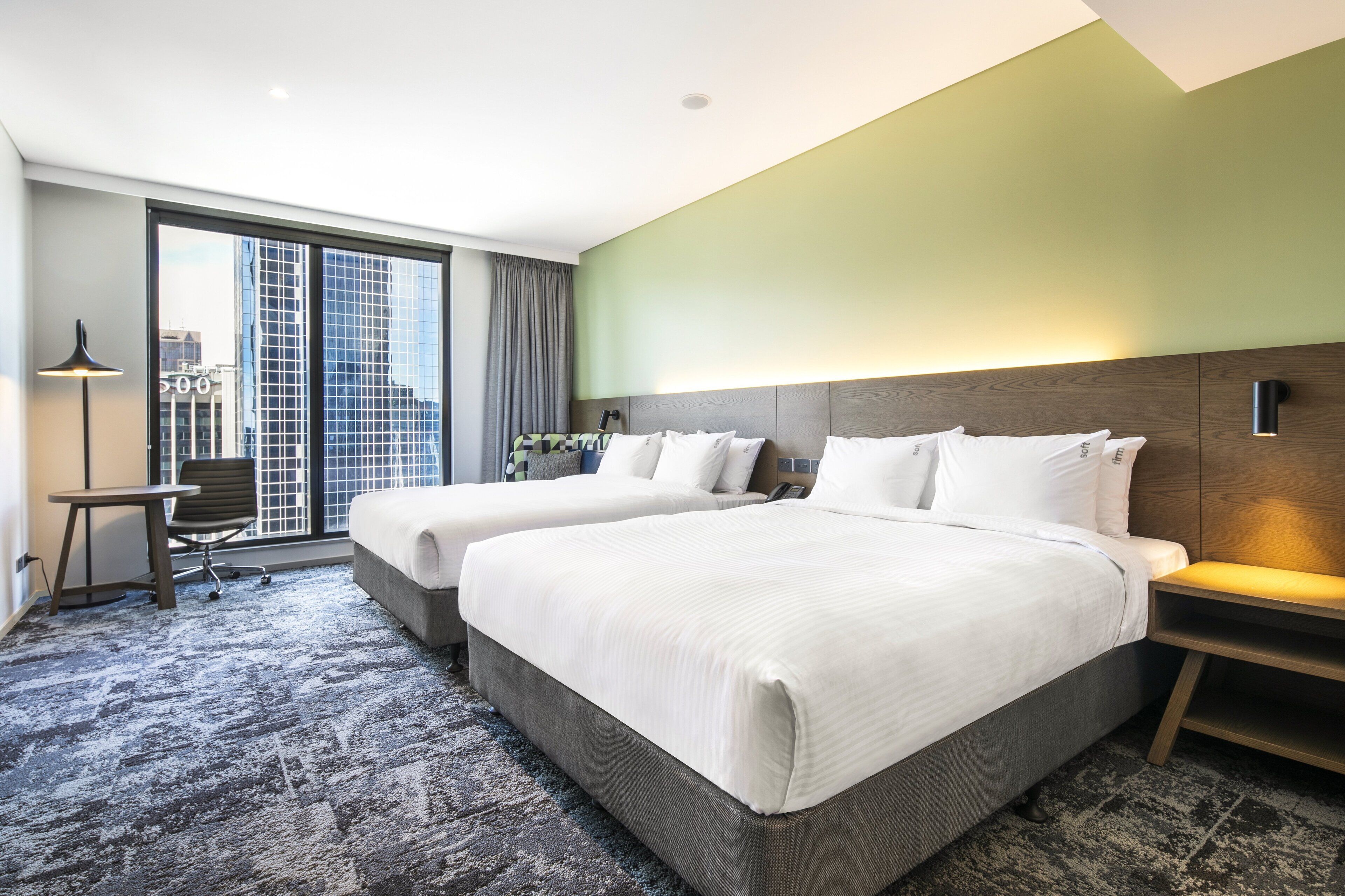 standard room, 2 queen beds (free breakfast) | 1 bedroom, hypo-allergenic bedding, in-room safe, desk