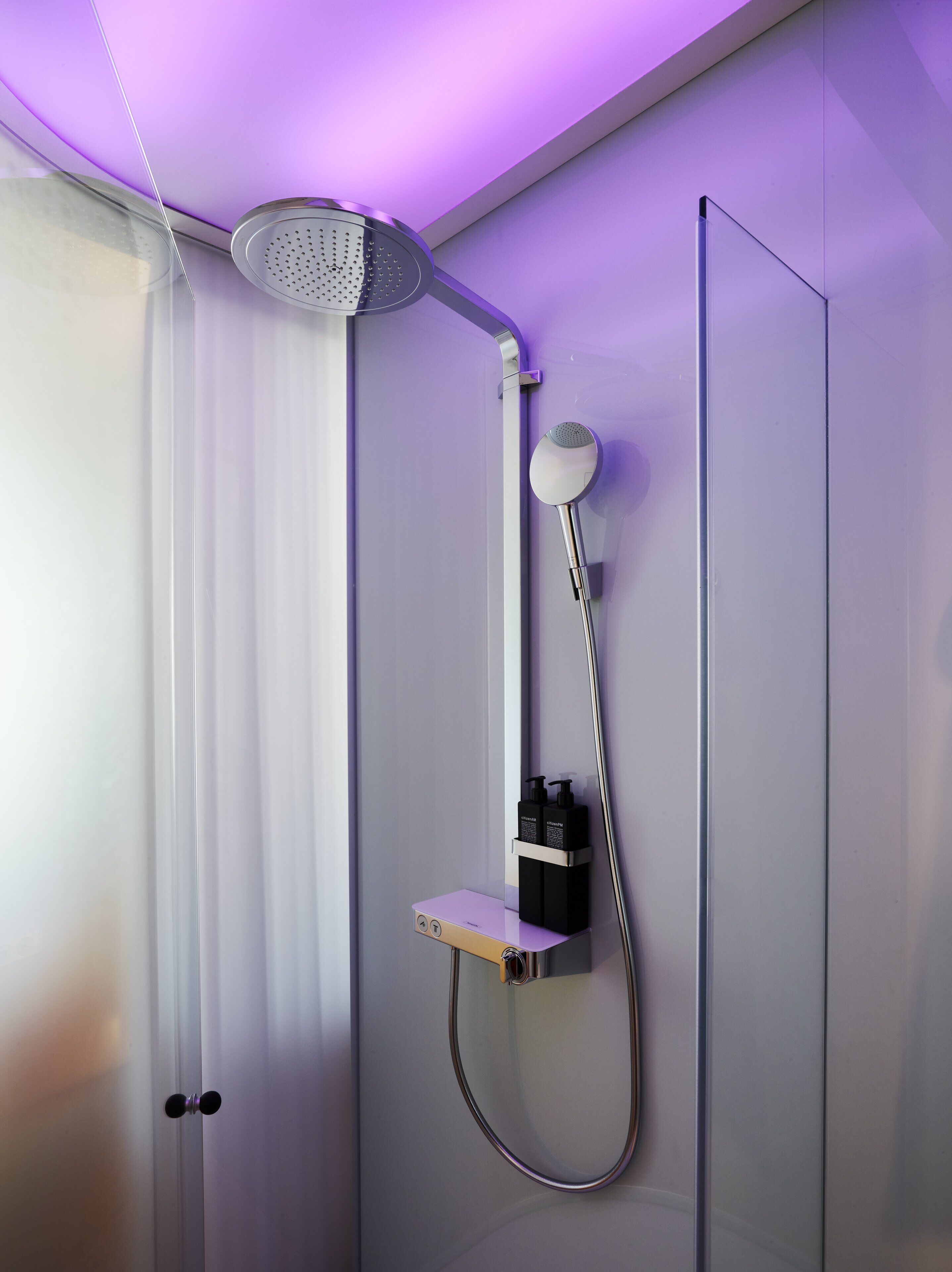 room, 1 king bed | bathroom shower