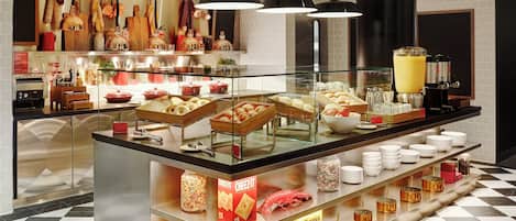 Daily buffet breakfast (USD 22 per person)