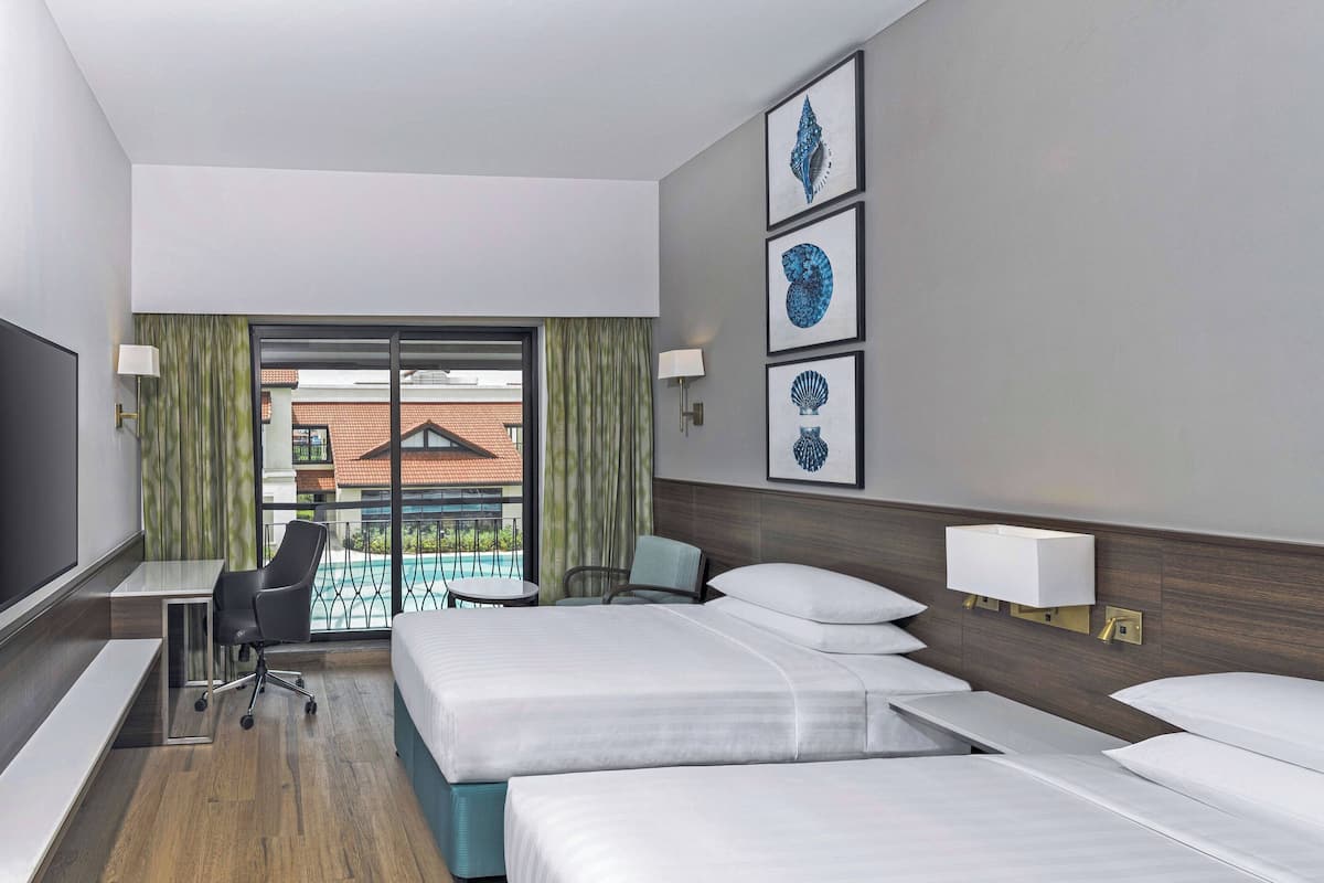 Deluxe Room, 2 Twin Beds, Non Smoking, Pool View | Pool | Outdoor pool, open 6:30 AM to 8:00 PM, pool umbrellas, sun loungers