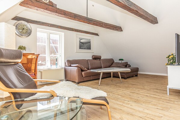 TV, lettore DVD, libri, impianto stereo