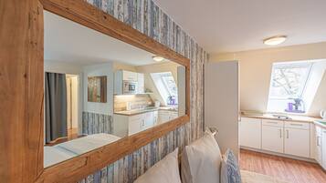 1 Schlafzimmer, Bügeleisen/Bügelbrett, kostenloses WLAN, Bettwäsche