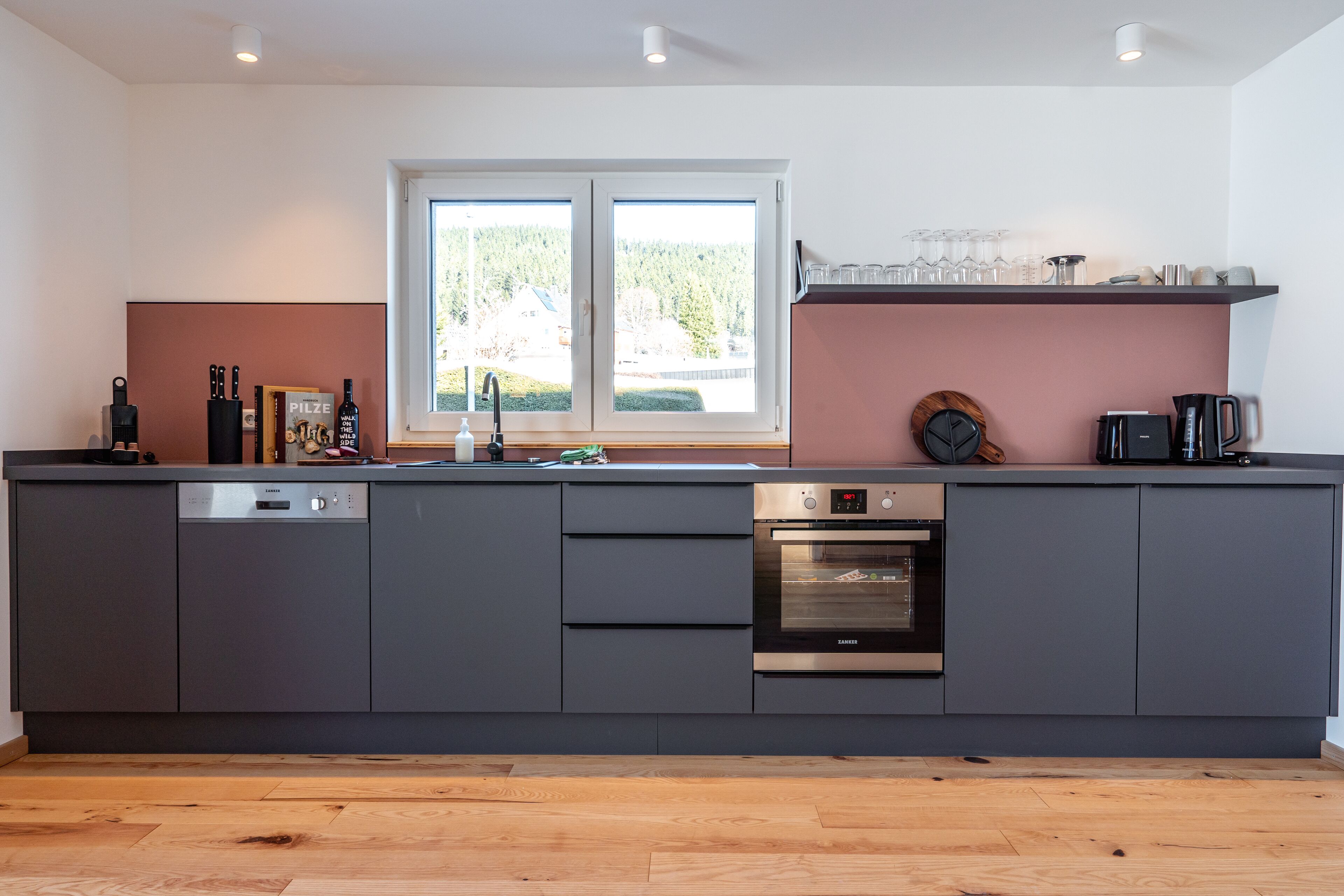 Apartamento | Cozinha privada | Geladeira grande, fogão, cooktop, lava-louças