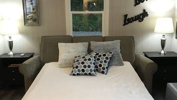 2 bedrooms, iron/ironing board, travel cot, free WiFi