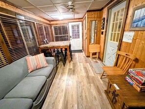 Smart TV, video games, DVD player, books