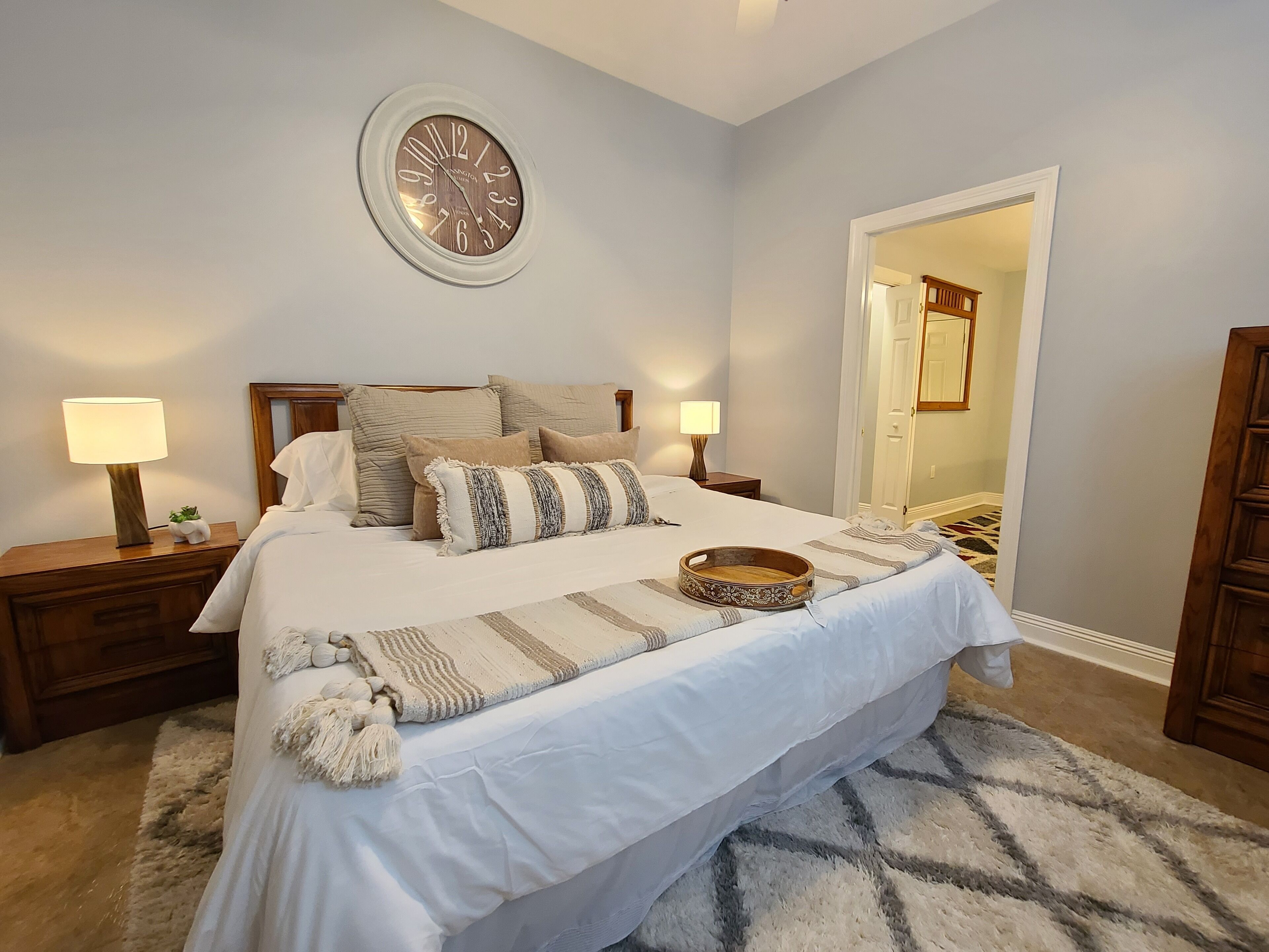 3 bedrooms, iron/ironing board, travel cot, WiFi