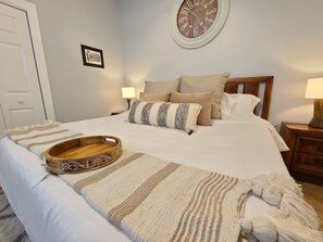 3 bedrooms, iron/ironing board, travel cot, WiFi