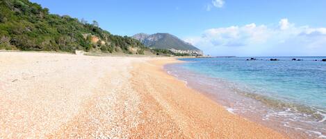 Una spiaggia nelle vicinanze