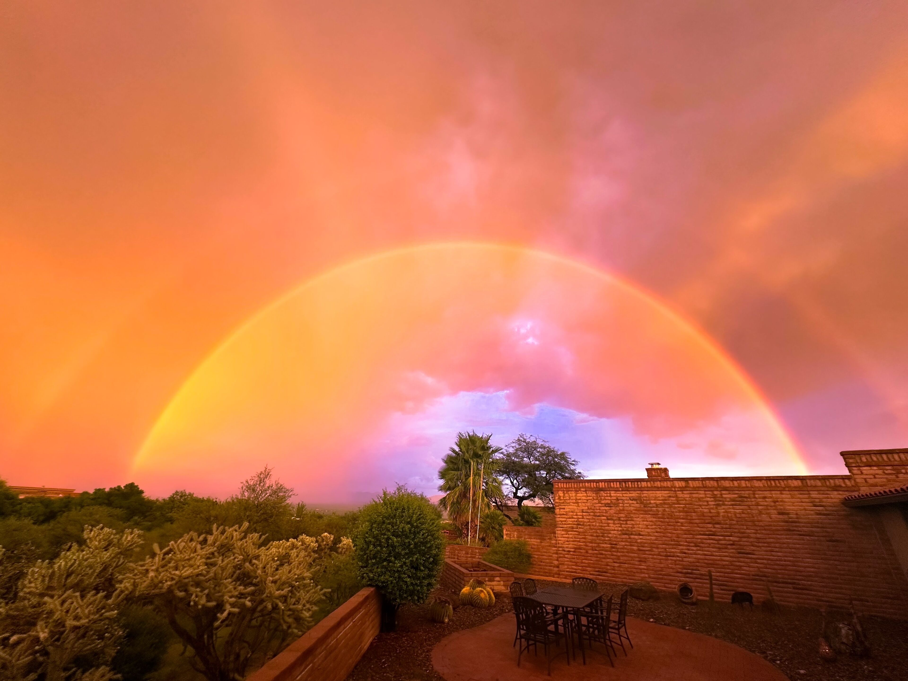 Opportunity for some of the most splendid sunsets, sunrises and rainbows!