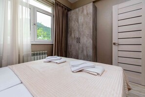 Apartment | 1 Schlafzimmer, Allergikerbettwaren, individuell dekoriert