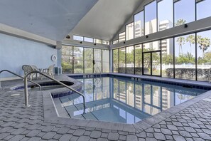 Indoor pool, outdoor pool