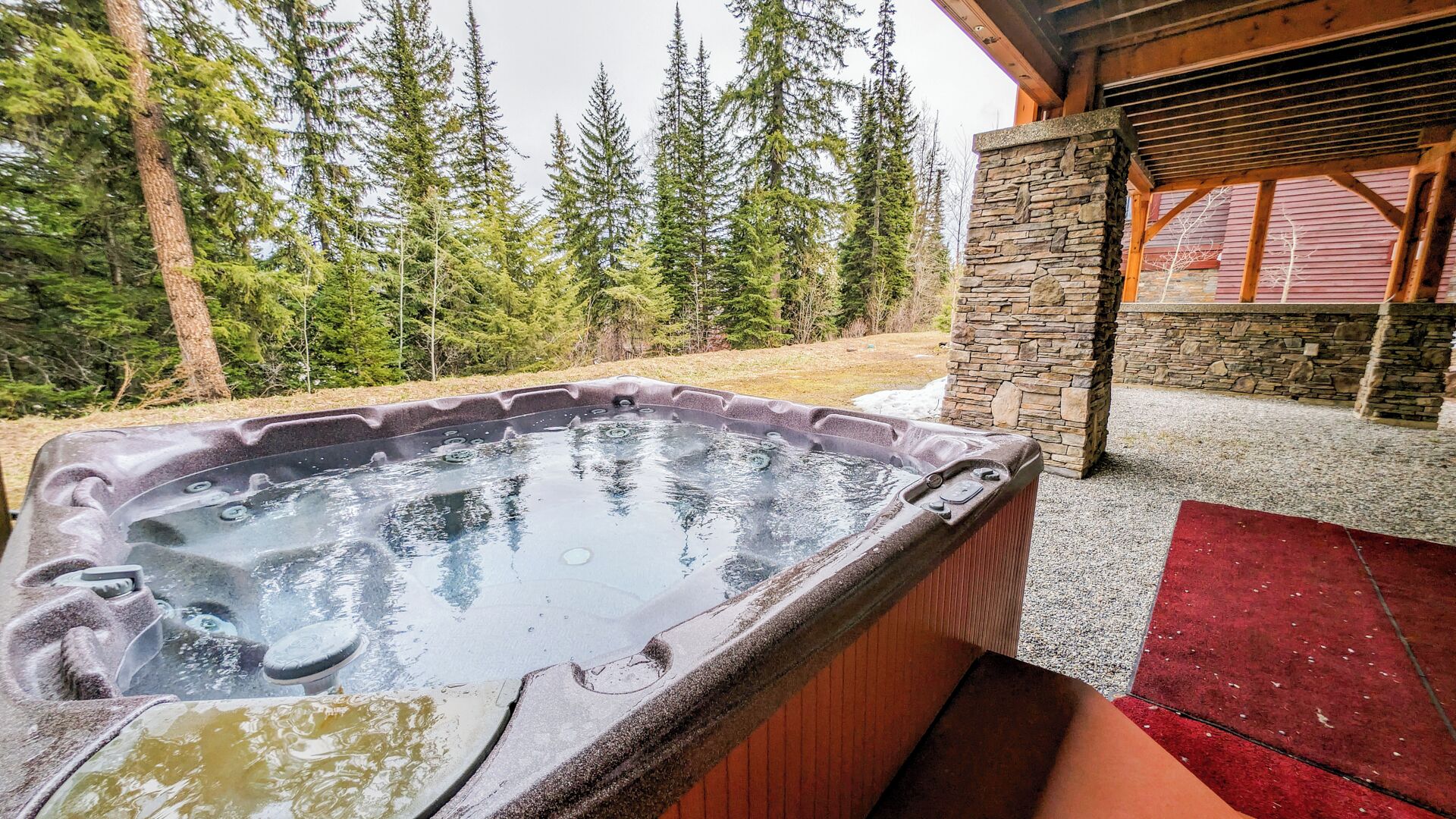Bain à remous extérieur