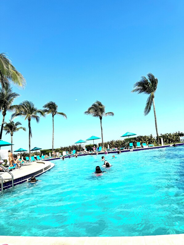 Außenpool, beheizter Pool