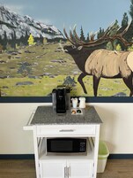 特色客房, 1 张特大床和 1 张沙发床, 无烟房, 山景 | 特色装修、免费 WiFi、床单