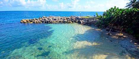 靠近海滩、沙滩毛巾