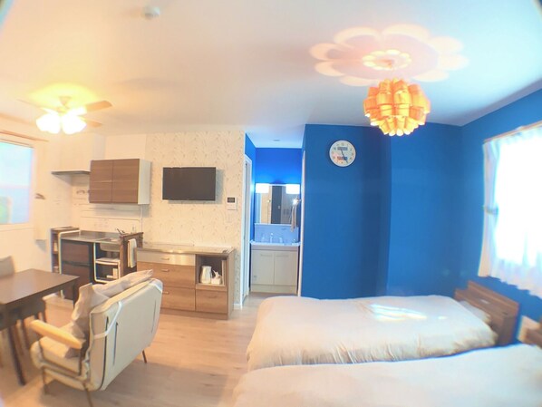 1 bedroom, desk, iron/ironing board, free WiFi