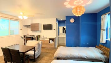 1 bedroom, desk, iron/ironing board, free WiFi