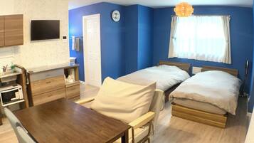 1 bedroom, desk, iron/ironing board, free WiFi