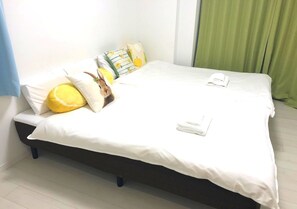 1 多间卧室、熨斗/熨衣板、免费 WiFi、床单