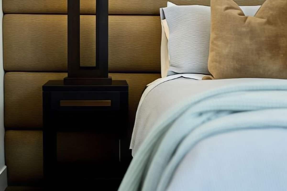 Peralatan tempat tidur premium, gebar bulu kapas, tilam berlapik 
