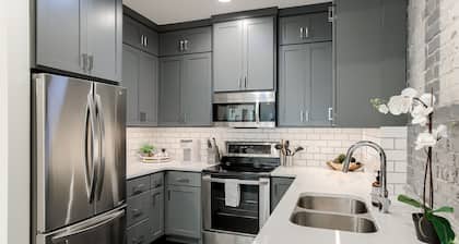 New Downtown Luxury Condo, by UNL, stadium & arena, above luxury retail #204