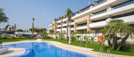 Una piscina climatizada