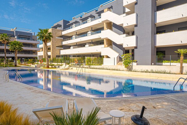 Una piscina climatizada