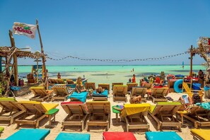 Accommodatie ligt op het strand