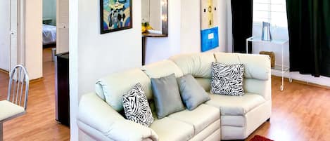 Smart TV, DVD player, books